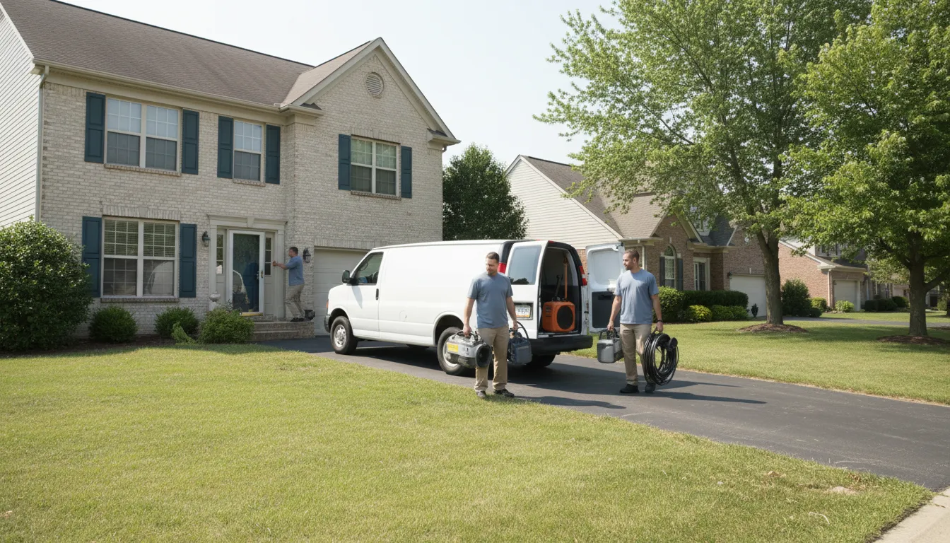 Emergency Water Extraction in Jamestown, Ohio